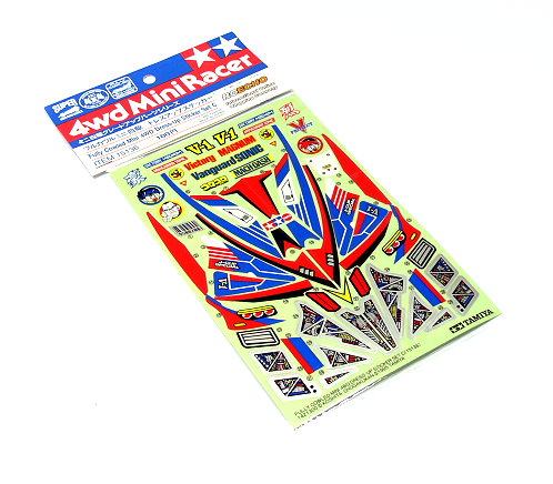 Tamiya Mini 4WD Stickers C(F/Cowled) image