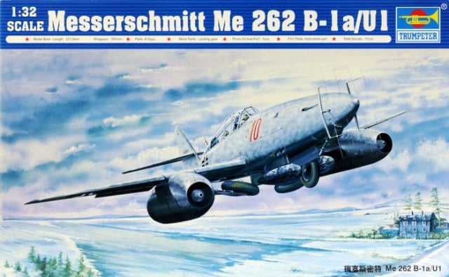 Trumpeter 1/32 Messerschmitt Me 262 B-1a/U1 - PlasticModels