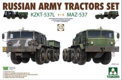 Takom 1/72 Russian Army Tractors KZKT & MAZ image