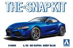 Aoshima 1/32 Toyota GR Supra Met Deep Blue - Snap Kit image