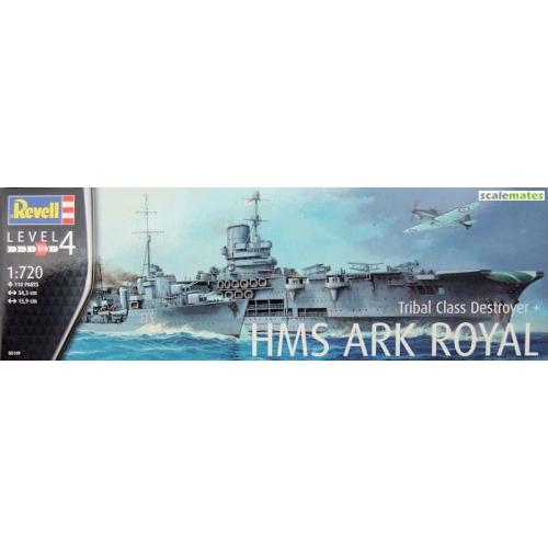 Revell 1/720 HMS Ark Royal & Tribal Class Destroyer - PlasticModels