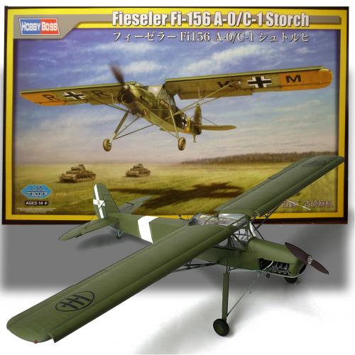 HobbyBoss 1/35 Fieseler Fi-156 A-O/C-1 Storch - PlasticModels