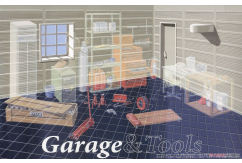 Fujimi 1/24 Garage & Tools image