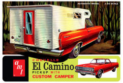 AMT 1/25 Chevrolet Chevelle El Camino1965 with Custom Camper image