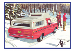 AMT 1/25 Ford F100 Camper 1963 image