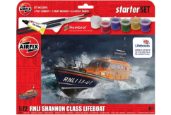 Airfix 1/72 RNLI Shannon Class Lifeboat - Starter Set image