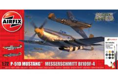 Airfix 1/72 P-51D Mustang vs Bf109F-4 Dogfight Doubles image