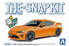 Aoshima 1/32 Toyota 86 Met Orange - Snap Kit image