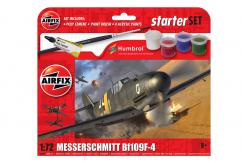 Airfix 1/72 Messerschmitt Bf109F-4 - Starter Set image