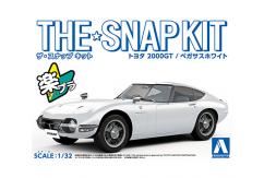 Aoshima 1/32 Toyota 2000GT White - Snap Kit image