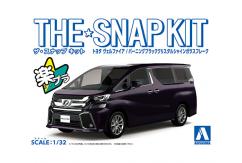 Aoshima 1/32 Toyota Vellfire Crystal Black - Snap Kit image