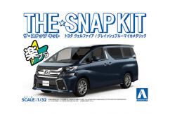 Aoshima 1/32 Toyota Vellfire Grey Blue Mica - Snap Kit image