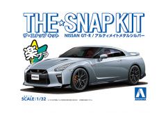 Aoshima 1/32 Nissan GT-R Met Silver - Snap Kit image