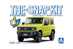 Aoshima 1/32 Suzuki Jimny Kinetic Yellow - Snap Kit image