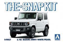 Aoshima 1/32 Suzuki Jimny White Pearl - Snap Kit image