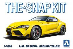 Aoshima 1/32 Toyota GR Supra Yellow - Snap Kit image