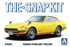 Aoshima 1/32 Nissan Fairlady Z S30 Yellow - Snap Kit image