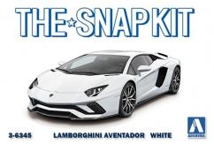 Aoshima 1/32 Lamborghini Aventador S Pearl White - Snap Kit image