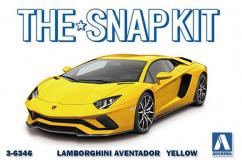 Aoshima 1/32 Lamborghini Aventador S Pearl Yellow - Snap Kit image