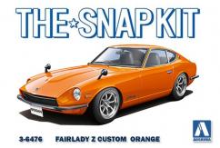 Aoshima 1/32 Nissan Fairlady Z S30 Custom Wheel Orange - Snap Kit image