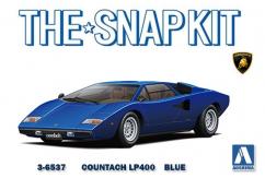 Aoshima 1/32 Lamborghini Countach LP400 Blue - Snap Kit image