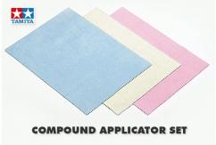 Tamiya Compound Applicator Set (3 Cloth Colours) image