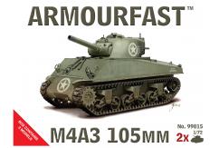 Armourfast 1/72 Sherman M4A3 105mm image