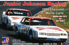 Salvinos Jr 1/24 1984 JJ Racing #11/#12 D.Waltrip / N.Bonnet Chevrolet Monte Carlo image