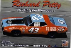 Salvinos Jr 1/25 Richard Petty 1972 Plymouth Chrysler Daytona Car image