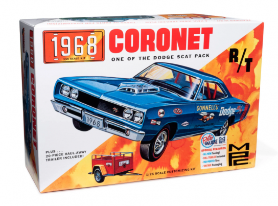 MPC 1/25 Dodge Coronet R/T 1968 with Trailer image