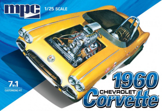 MPC 1/25 1960 Chevrolet Corvette 7 in 1 image