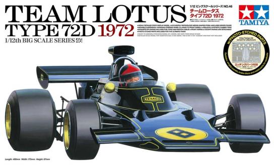 Tamiya 1/12 Team Lotus Type 72D 1972 Big Scale Series image