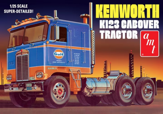 AMT 1/25 Kenworth K-123 Cabover - Gulf  image