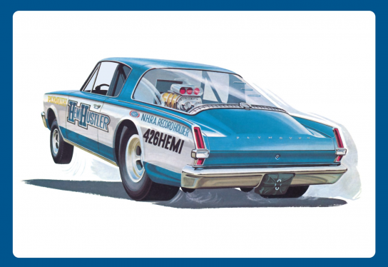 AMT 1/25 Plymouth Barracuda 1966 Funny Car "Hemi Hustler" image