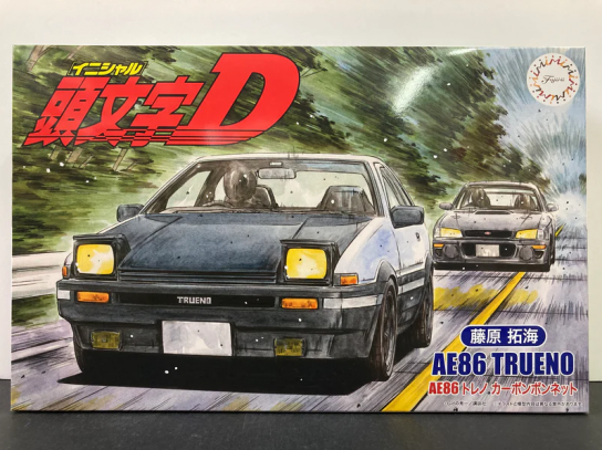 Fujimi 1/24 Toyota AE86 Carbon Bonnet - Initial D image