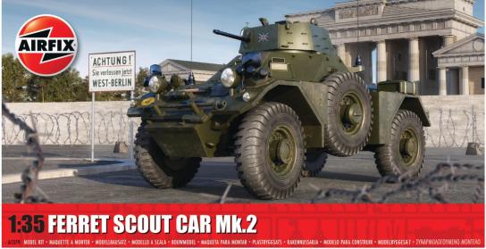 Airfix 1/35 Ferret Scout Car Mk.2 image