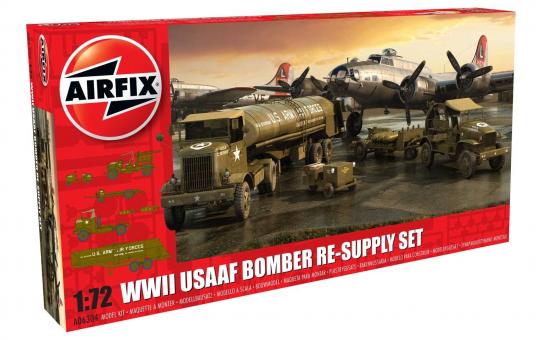 Airfix 1/76 WWII USAAF 8th Bomber Re-Supply Set image