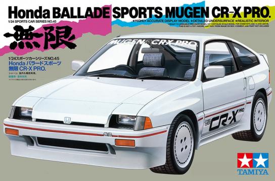 Tamiya 1/24 Honda Ballade Sports Mugen CR-X Pro image