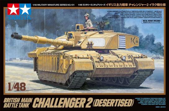 Tamiya 1/48 British Tank Challenger 2 Desertised image