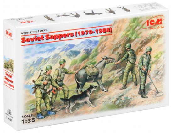 ICM 1/35 Soviet Sappers (1979-1988) image