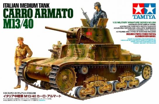 Tamiya 1/35 Italian Cammo M13/40 Italian Medium Tank image