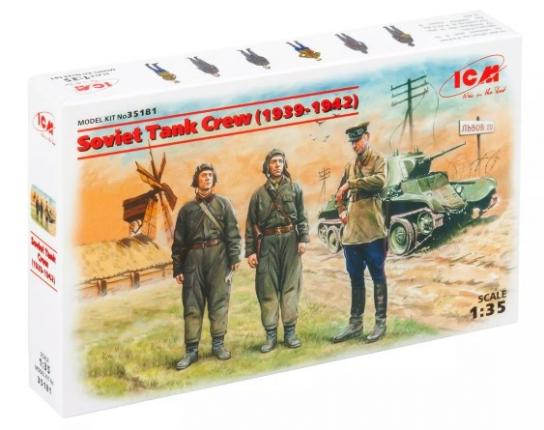 ICM 1/35 Soviet Tank Crew (1939-1942) image