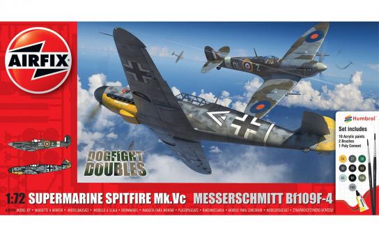 Airfix 1/72 Supermarine Spitfire Mk.Vc vs Bf109F-4 Dogfight Doubles image