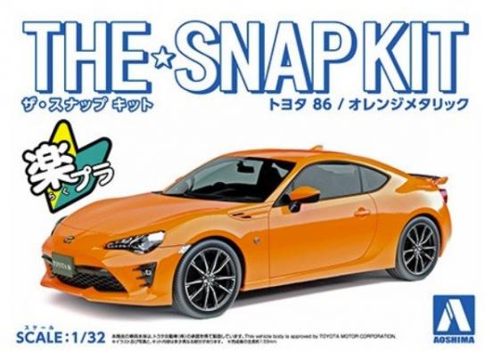 Aoshima 1/32 Toyota 86 Met Orange - Snap Kit image