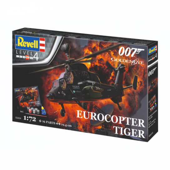 Revell 1/72 Eurocopter Tiger 007 James Bond - Gift Set image