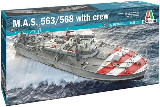 Italeri 1/35 M.A.S. 563/568 with Crew image