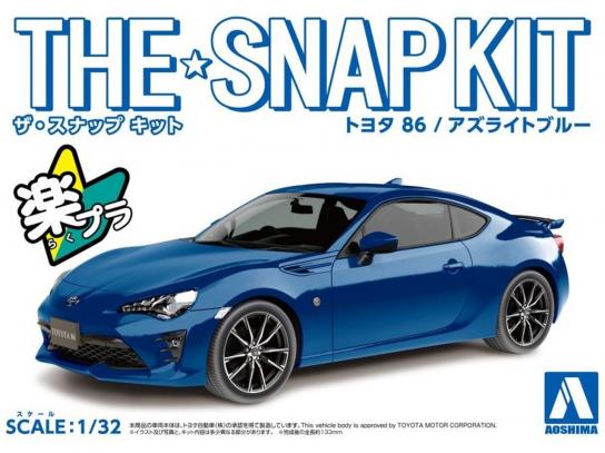 Aoshima 1/32 Toyota 86 Blue - Snap Kit image