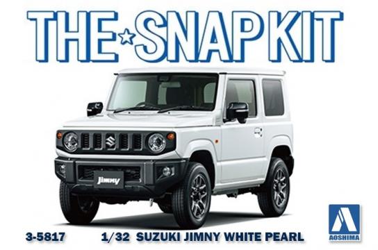 Aoshima 1/32 Suzuki Jimny White Pearl - Snap Kit image