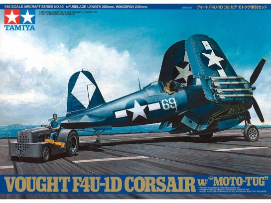 Tamiya 1/48 Vought F4U-1D Corsair with Moto Tug image