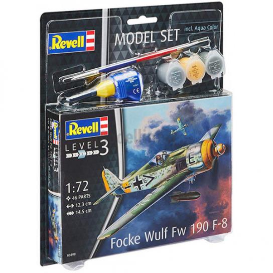 Revell 1/72 Focke Wulf FW190 F-8 Model Set image